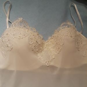 Off white beaded negligee